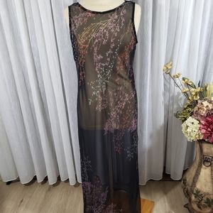 Carol  Little Petite size L chiffon  cover up.
